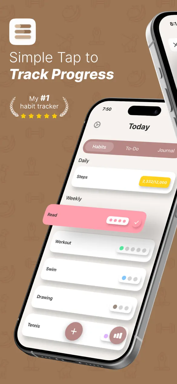 Did it habit tracker home screen on iPhone