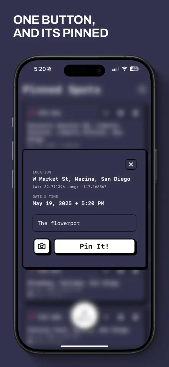 Pinit saved pins list on iPhone