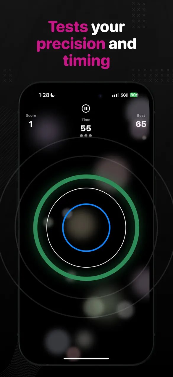 Ring Rush high score screen on iPhone