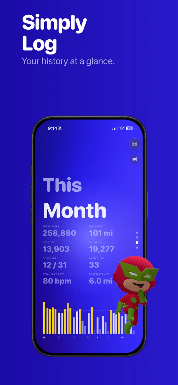 Simply Step for iPhone, screenshot 2
