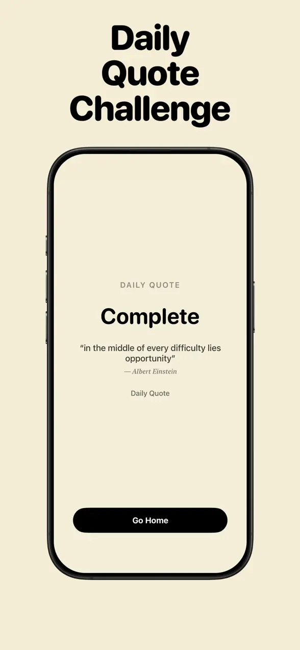 Word Piles daily quote and streak on iPhone