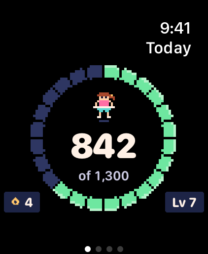 Watch: today's jumps in a pixel ring