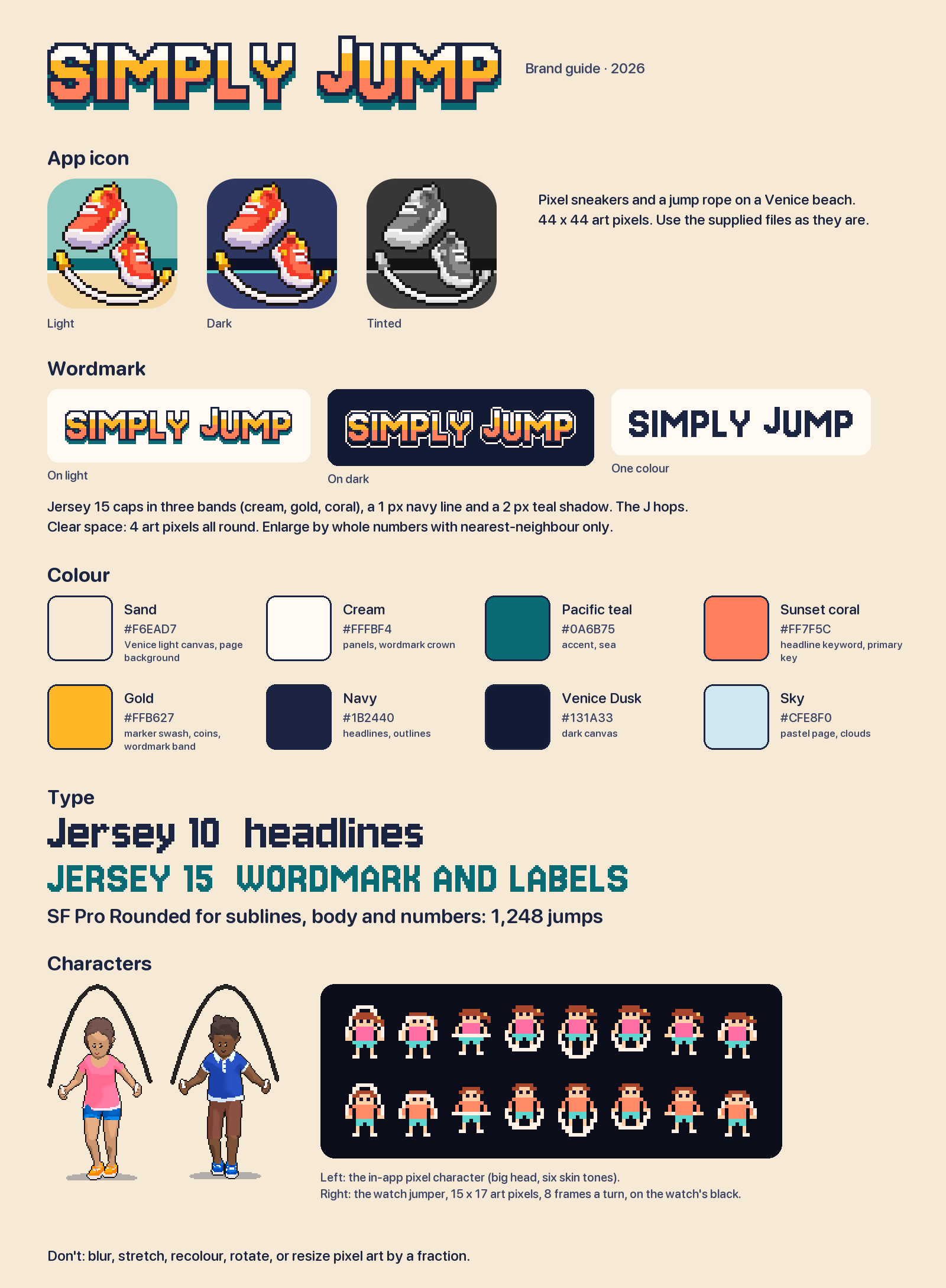 Simply Jump brand guide