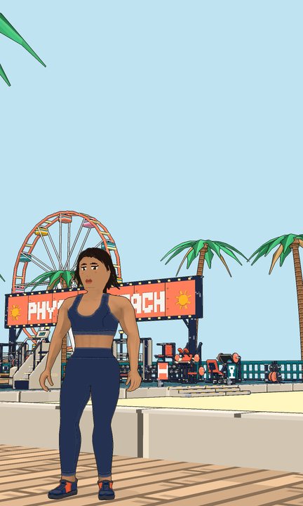 Setup starts on the boardwalk at Physique Beach
