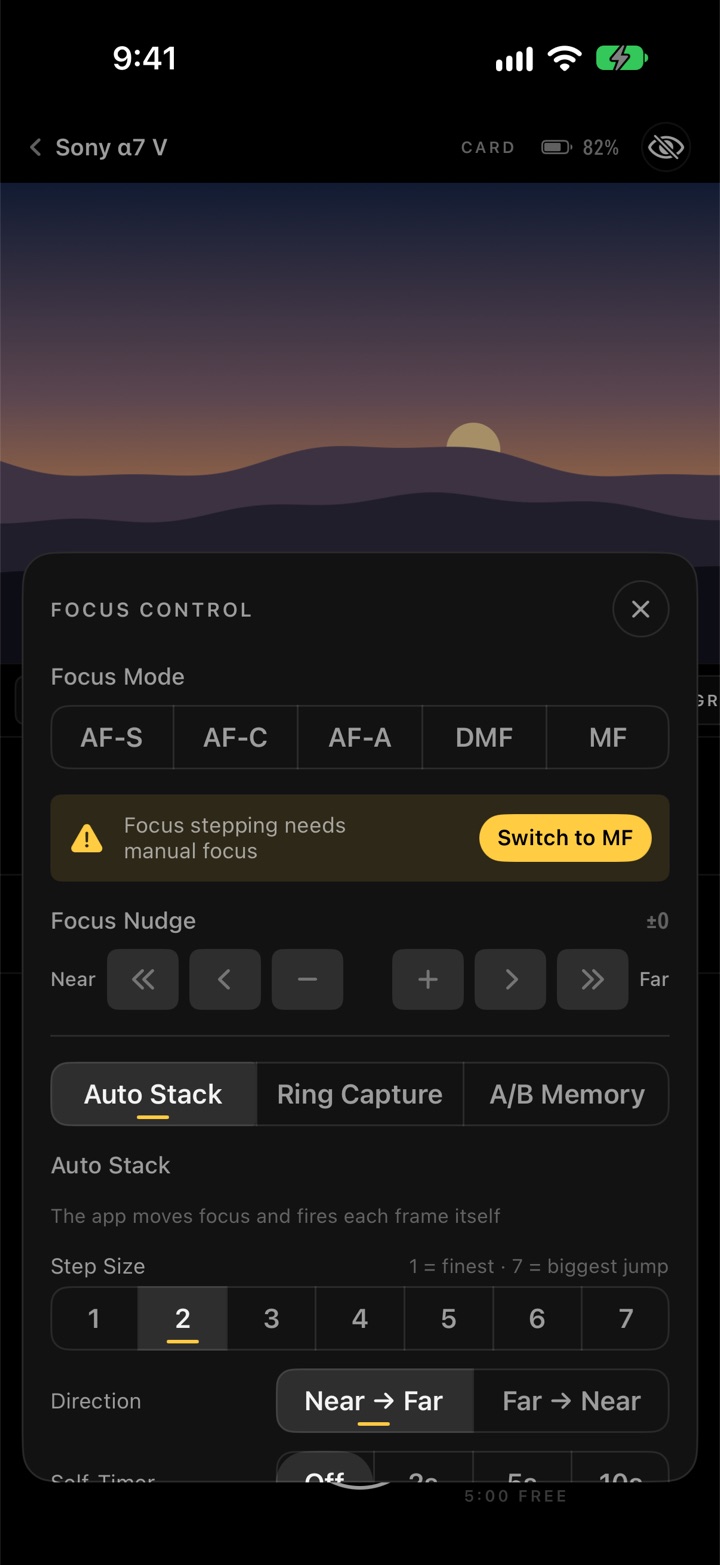 Focus Control