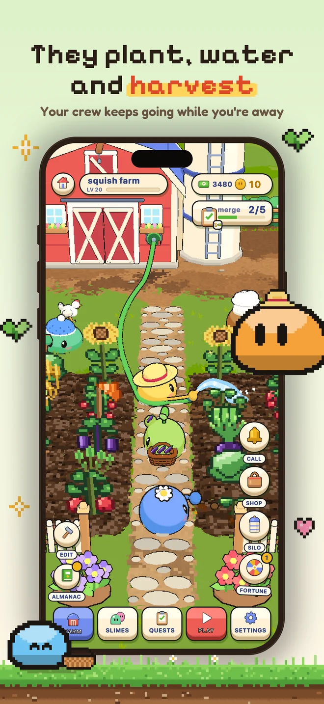 They plant, water and harvest
