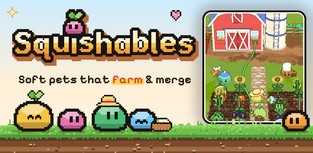 Squishables Google Play feature graphic