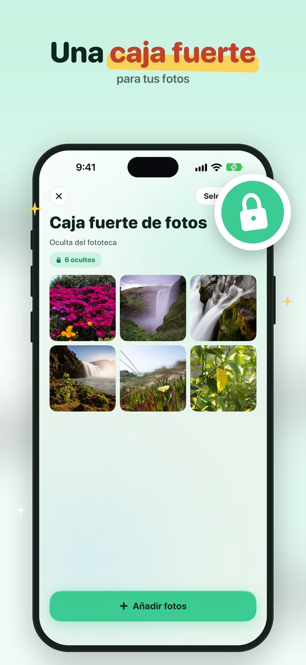 Una caja fuerte privada para fotos