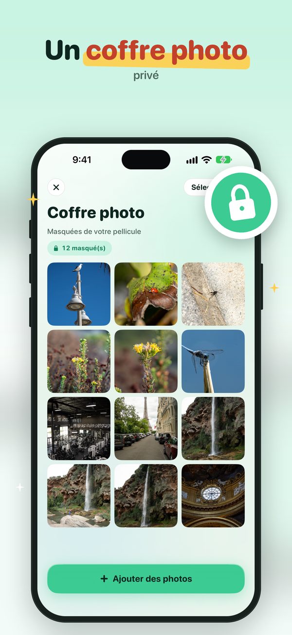 Un Coffre photo privé