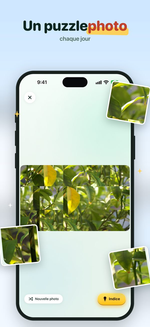 Un puzzle photo chaque jour