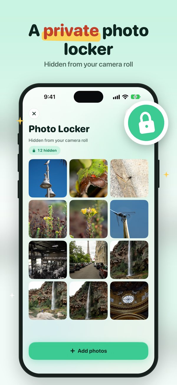 A private photo locker